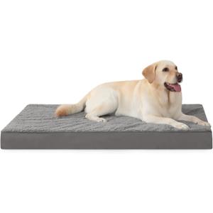 MIHIKK XL Dog Bed Waterproof Dog Beds Large Sized Dog Orthopedic Crate Bed with Removable Washable Cover Egg-Crate Foam Pet Pad Mat with Anti-Slip Bottom, 41 x 27 Inch, Dark Grey MIHIKK XL Dog Bed Waterproof Dog Beds Large Sized Dog Orthopedic Crate Bed with Removable Washable Cover Egg-Crate Foam Pet Pad Mat with Anti-Slip Bottom, 41 x 27 Inch, Dark Grey
