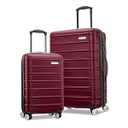 Samsonite Omni 2 Hardside Expandable Luggage with Spinner Wheels, 2-Piece Set (19/ 24), Nature Merlot
