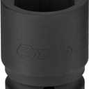 Jetech 3/4 Inch Drive 32mm Standard Impact Socket, Made with Chrome Molybdenum Alloy Steel, Heat Treated, 6-Point Design, Metric