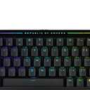ASUS ROG Falchion Ace HFX Hall Effect Gaming Keyboard  65% TKL, Dual USB-C, Magnetic Switches, Rapid Trigger, Speed Tap, 8000 Hz Polling, Touch Panel, Portable, Protective Cover, PBT Keycaps - Black