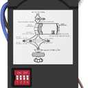 Universal Ceiling Fan Receiver FAN-28R for Harbor Breeze Hampton Bay Hunter Fan-HD5 UC7078T CHQ7078T FAN-35T KUJCE9603 L3HFAN35T1 FAN-53T FAN-11T KUJCE9103 (Receiver only)