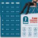 Thigh High Compression Socks,20-30 mmHg Closed Toe Compression Stockings for Men Women,for Varicose Veins,Edema,DVT
