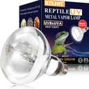 MIXJOY 160W Reptile Heat Lamp Bulb, Full Spectrum UVA UVB Reptile Light Bulb, UVB Light for Reptiles and Amphibians Use
