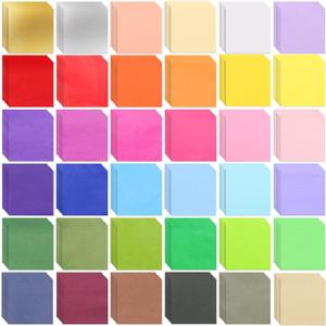 Jyongmer 10800 Pcs Multicolor Tissue Paper Squares, 2 Inch Colored Tissue Paper for Craft, Rainbow Tissue Papers for Art Projects, DIY Scrapbooking, Birthday Party Festival Tissue, Scrunch, Collage
