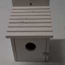 Wooden Bird Houses for Outside with Pole, Weatherproof Birdhouse for Finch,Bluebird,Cardinals, Hanging Birdhouses