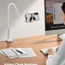 Lamicall Gooseneck Phone Holder for Bed, Stable Flexible Arm Stand for Desk