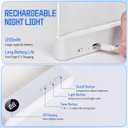 Flat Book Light, Rechargeable Clear LED Flat Reading Light with 3 Colors & Timer, Dimmable Panel Plate Book Lamp Full Page Light, Eye Protection, Book Lights for Reading at Night (Pink)