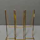 Plate Holder Easel Display Stand - 12 inch Metal Plate Stands for Display - Tabletop Picture Stand - Gold Iron Easels for Display Pictures | Photo Frames | Book | Decorative Plates | Plaque - 3 Pack