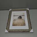 Malden International Designs matted Frame, 14.5” (W) x 17.5” (H) x 0.59” (D), Silver and Bronze