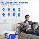 Cold Therapy Machine, Built-in 3000mAh Battery, Cold Therapy for Knee Replacement, Ice Machine for Knee After Surgery, Cryotherapy Systems Suitable for Home use,