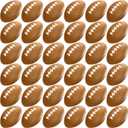 WELLVO 36 Pack Mini Foam Football 2.17" Mini Football Party Favor Stress Ball Bulk Small Foam Sports Ball for Birthday Gift Goodie Bags Stuffers