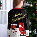 BesserBay Unisex Kids Ugly Christmas Sweater 3D Graphic Funny Long Sleeve Holiday Pullover Sweatshirt 4-14 Years (Black | Merry Christmas)