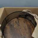 Round Coffee Table with Storage,Round Coffee Table,Small Coffee Table,Boho Coffee Table,Suitable for Living Room, Study, and Bedroom