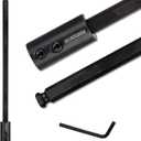 GEINXURN Tools Hole Saw Extension Chuck, 12-Inch x 1/2-Inch Hex Shank Reducing Locking Impact Extension