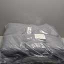 Outdoor/Indoor High Back Chair Cushion, Waterproof Outdoor Rocking Chair Cushion with Ties, Tufted Replacement Seat Cushions for Outdoor Furniture, Grey (1 Pack)