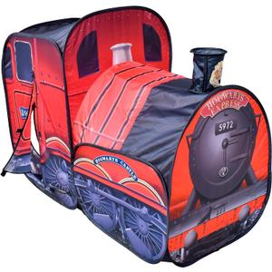 Harry Potter Hogwarts Express Pop Up Tent  Easy to Setup Playhouse for Kids | Red Train Toy with Two Entrances  Sunny Days Entertainment