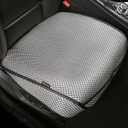 Auto Newer Breathable Universal Four Seasons Car Seat CoversLuxury Car Seat Cushion Protectors for Front Seat Bottoms,Compatible with 95% Vehicles Fit for Cars Truck SUV Sedan (Grey,1PC)