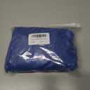 HFCNMY Stool Covers Rectangle, Stretch Waterproof PU Rectangle Bar Stool Covers Vanity Stool Cover Washable Counter Stool Covers Saddle Seat Cover with Elastic Bands(2 Pack,Blue)