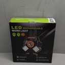 55W Rechargeable Work Light 5000LM, Foldable&Rotatable Magnetic LED Work Light with 6 Modes, 8000mAh Battery Powered Portable Work Lights for Workshop, Car Repair, Construction, Camping, Emergency Use