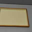Oirlv Wood Flat Jewelry Tray Stackable Jewelry Drawer Organizer Showcase Jewelry Holder (Creamy-white flat tray), 9.45"D x 13.78"W x 1.18"H