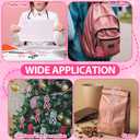 12 Pcs Jumbo Acrylic Paper Clips Pink Ribbon Design Paper Clips Breast Cancer Awareness Bookmarks Breast Cancer Gifts for Woman Charity Fundraisers Book Lover Gifts, 4 Styles