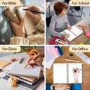 huester Christian Notebook Journal, Joshua 24:15 Bible Scripture Journal, Eucalyptus Botanical Christian Notebooks for Note Taking, Bible Journaling Hardcover Paper Spiral Notebook, 5.5x8.3 Inch