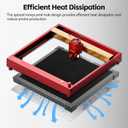 UniTak3D Honeycomb Laser Bed 440 x 440 mm Working Table for XTool D1/D1 Pro/S9/S10/S30 Pro/RAY5 Engraver Fast Heat Dissipation and Desktop Protection with Aluminium Plate(Working Area:15.75x15.75in)