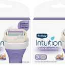 Schick Intuition Pure Nourishment Women's Razor Refills, Pack of 6