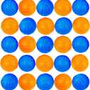 ArtCreativity Pack of 24 Mini Replacement Basketballs for Desktop Mini Basketball Games, Plastic Basketball Toys in Blue and Orange, Accessories for The Desktop Basketball Shooting Game