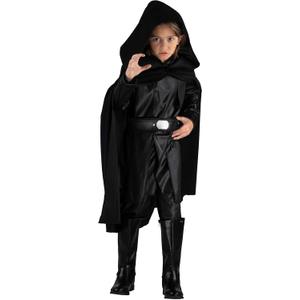 Star Wars Luke Skywalker Official Youth Halloween Costume - Tunic and Pants with Detachable Cloak and Foil Belt, Medium