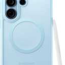 TORRAS Magnetic Shockproof for Samsung Galaxy S25 Ultra Case, Fit for MagSafe, 4X Military Grade Protection, Translucent Slim Case for Samsung S25 Ultra Case AntiFingerprint AntiScratch, Blue