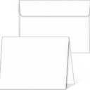 Blank Cards and Envelopes 5x7, 25 Pack White Invitation Cardstock with Self-Seal Thank You Greeting Cards, Print Custom for All Occasions DIY