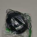 25FT Telephone Extension Cord Cable, Landline Phone Line Wire with RJ11 6P4C Plugs, Includes Cable Clips - Black - 2 Pack