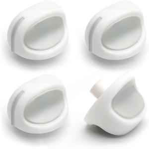 WP3402572 Washer Dryer Control Knob for Whirlpool Kenmore, Washer Knob Replaces 3402572 3402576 528257 PS11741647 WP3402576, 4 Pack