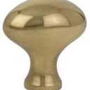 Emtek Oval Knob Finish: French Antique Brass, Size: 1.25" H x 1.25" W x 1.25" D