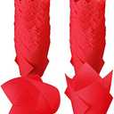 Jutom 100 Pack Tulip Cupcake Liners Paper Baking Cups Greaseproof Muffin Liners Grease Resistant Cupcake Wrappers for Weddings Birthday Cake Balls Muffins Candy Jelly Party(Red)