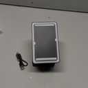 TuneEIf Wireless Induction Bluetooth Speaker, 5-in-1 Foldable Phone Holder, 1500mAh Emergency Charging, Colorful LED Ambient Light, Tech Gadgets Gifts for Men Women, for iPhone Android Tablet, Black