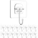 Wreath Hangers for Front Door, Wreath Hanger for Halloween Christmas Easter Decorations, Welcome Sign for Front Door, Large Adhesive Wall Hooks for Hanging Heavy Duty, Over The Door Hooks Organizer