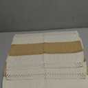 Artoid Mode Burlap Brown Farmhouse Rustic Placemats Set of 4,12x18 Inch Seasonal Holiday Hollow Table Mats Party Kitchen Dining Decoration, 4 Pieces