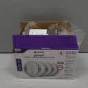 Kidde Smoke & Carbon Monoxide Detector, 10-Year Battery Powered, LED Warning Light Indicators, 4 Pack