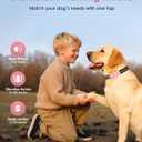 Shock Collar for Dogs, IP67 Waterproof Dog Training Collar with Remote Control, 3 Modes: Beep, Vibration, Safe Static, Rechargeable Adjustable for 15-110lbs Medium Large Dogs