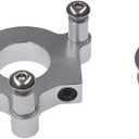 sthus Silver 1" 25mm / 1.5" 38mm CNC Adapter Fits 49cc 50cc 66cc 80cc Motorized Bike