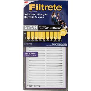 Filtrete Advanced Allergen, Bacteria & Virus True HEPA Air Purifier Filter, FAPF-HM-K, 1 Pack 