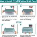 CISSOOK Compatible with MacBook Air 13.6 inch Case 2026 2025 2024 2023 2022 Release A3449 A3240 A3113 A2681, Protective Hard Shell Case Cover for MacBook Air 13 inch M2 M3 M4 M5, Tree Landscape
