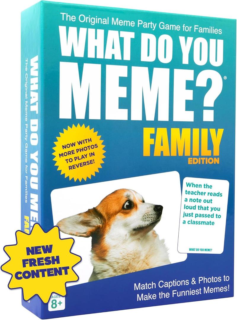 What Do You Meme?Edition by Relatable, Now with Refreshed Content, Easter Family Games for Kids and Adults, Easter Basket Gift, The TikTok Viral Sensation, Includes 300 Caption Cards, 108 Photo Cards
