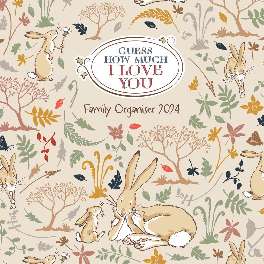 2024 Guess How Much I Love You Family Wall Planner