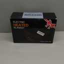 Heated Blanket Electric Blanket Full Size, Super Soft Cozy Upgraded Flannel Heating Blanket with 6 Heating Levels & 1-10 Hours Auto Off, Fast Heating & Overheat Protection, 72" x 84", Dark Gray