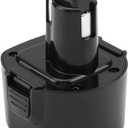 3.5Ah 9.6V Ni-MH Battery for Dewalt DW9062 DW9061 DE9036 DE9061 DE9062 DW9614 DW050 DW902 DW926 DW926K-2 DW952 DW955 DW967K DC750KA DW955K-2 DW050K