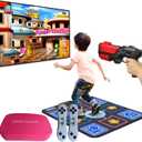 Retro TV Game Console for Kids,Kids TV Games with Dance Mat,with 21 AR Gun Shooting Game, 200+ Dance mat Songs,100+ independently Developed Games, Plug and Play,Giftware for Boys & Girls
