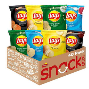 Lay's Potato Chip Variety Pack, 1 Ounce (Pack of 40) 40ct Lay's Variety, JULY 28 2026